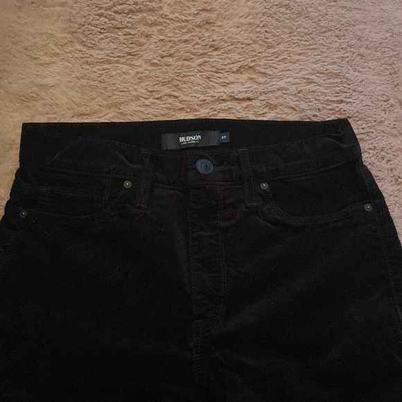 Black velvet skinny jeans - Picture 2 of 6